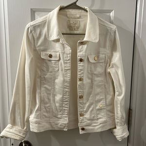 Kate Spade white Jean Jacket